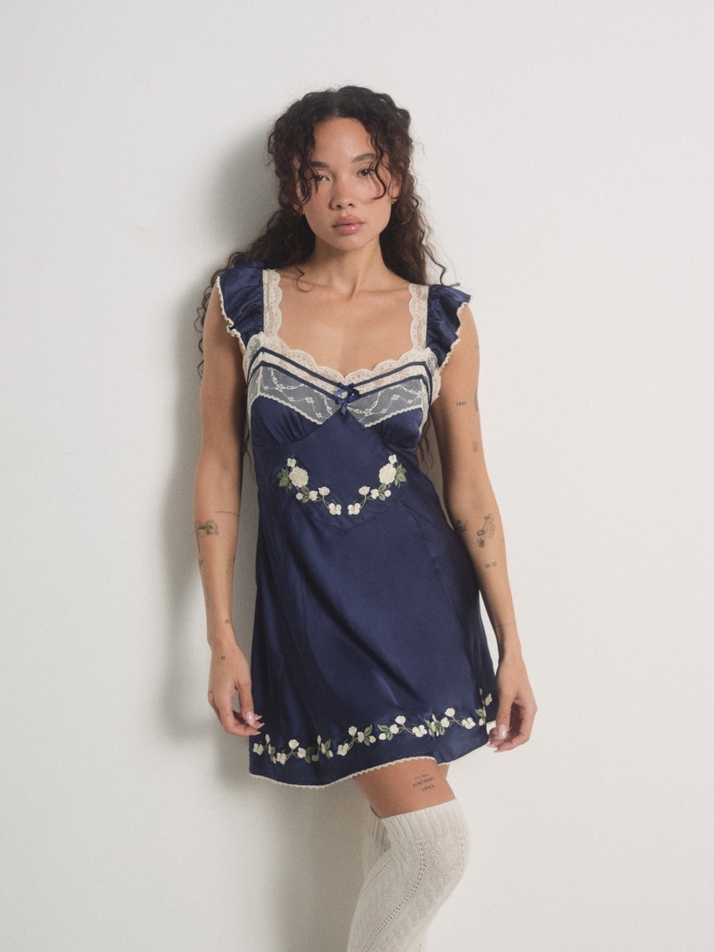 For Love And Lemons Fern Slip Dress Size Small NWT - Picture 1 of 4